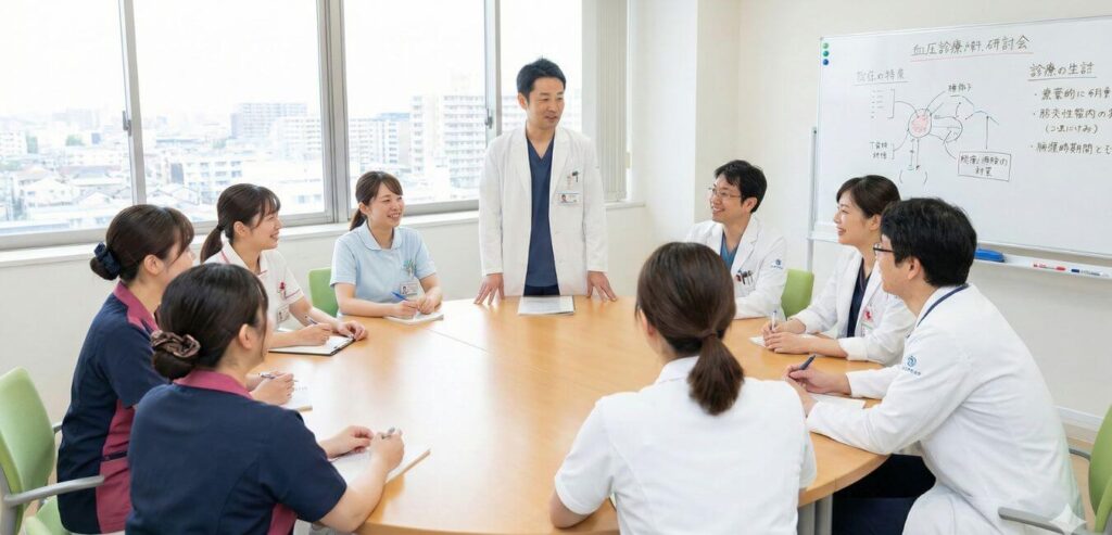 円滑になった多職種連携の様子