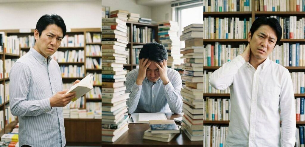読書習慣に悩む40代男性の3つのタイプ