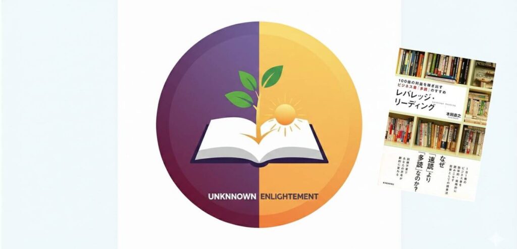 読書による成長と学びを象徴するアイコン画像